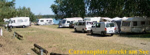 Caravanplatz direkt am See